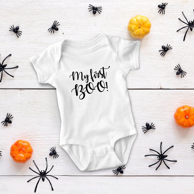 Halloween My First Boo! Baby Bodysuit (Halloween My First Boo! Baby Bodysuit)