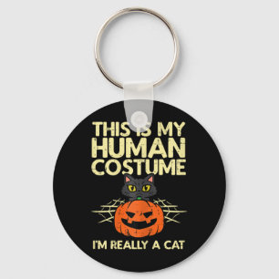 Halloween My Human Costume Im A Cat Costume Women Key Ring