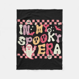 Halloween My Spooky Era Retro Costume Groovy Women Fleece Blanket