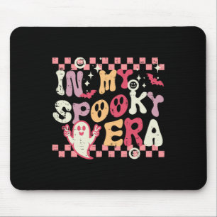 Halloween My Spooky Era Retro Costume Groovy Women Mouse Pad