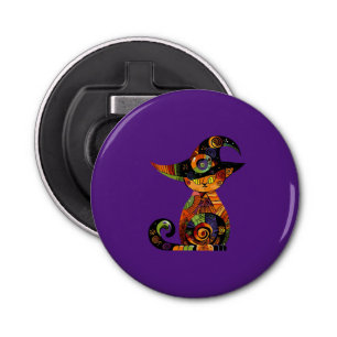 Halloween/mystical/cat/fall bottle opener