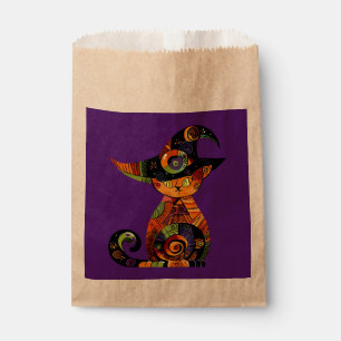 Halloween/mystical/cat/fall favour bag