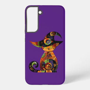 Halloween/mystical/cat/fall  samsung galaxy case