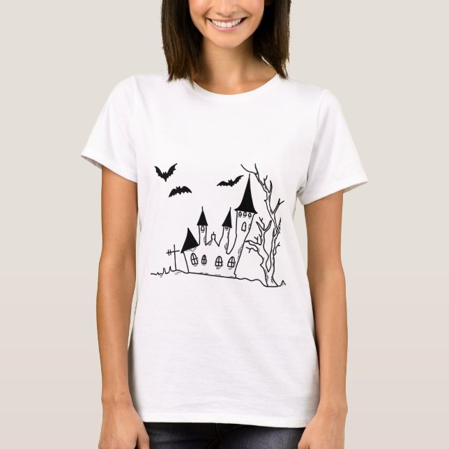 Halloween Mystical House  T-Shirt (Front)