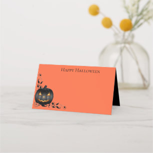 Halloween Name Place Cards