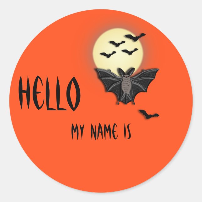 Halloween  Name Tag (Front)