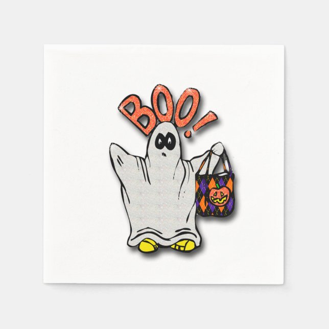 Halloween Napkin/Ghost Napkin (Front)