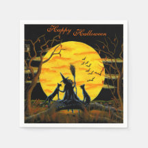 Halloween napkins "Patience,Halloween Nears"