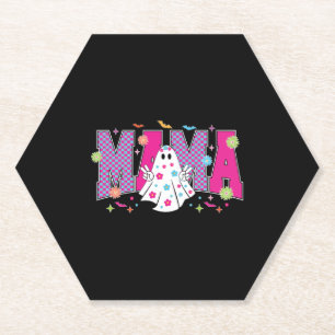 Halloween Neon Mama Mini Paper Coaster