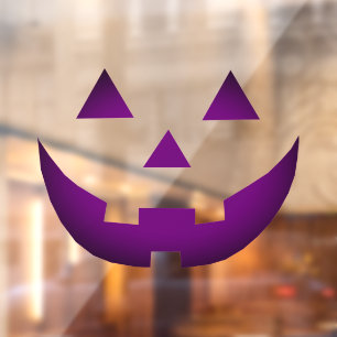 Halloween neon purple Jack o lantern scary funny 