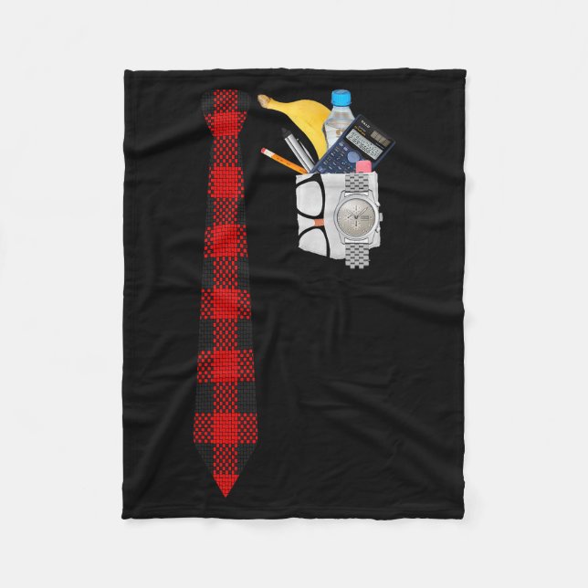 Halloween Nerd Costume T Shirt Funny Geek Xo4u Ori Fleece Blanket (Front)