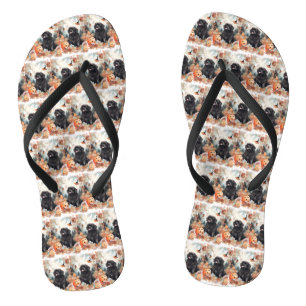 Halloween Newfoundland With Pumpkins Scary Thongs