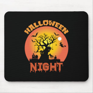 Halloween Night Birthday Mouse Pad