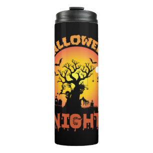 Halloween Night Birthday Thermal Tumbler