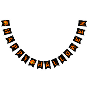 Halloween night bunting