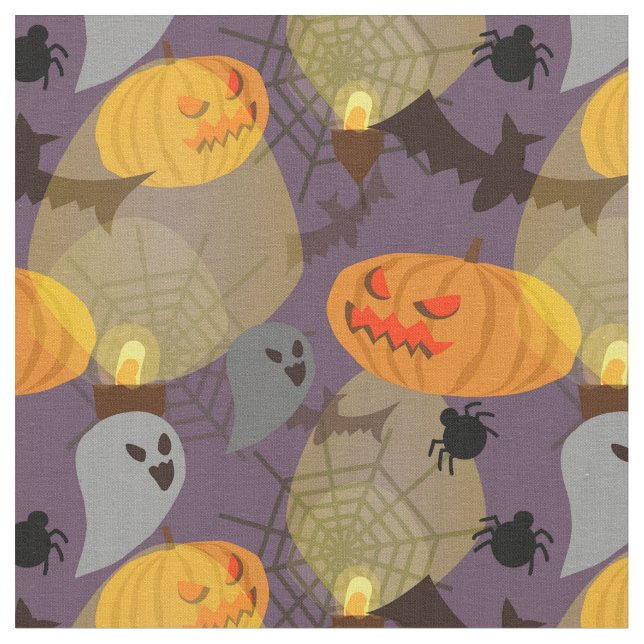 Halloween Night Fabric (Close Up)