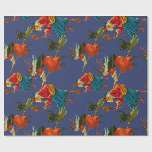 Halloween night flights wrapping paper