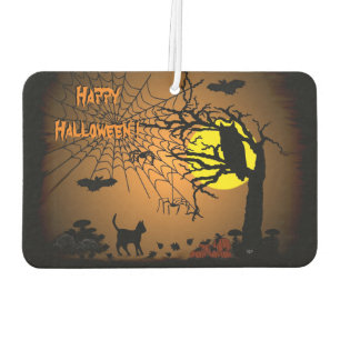 Halloween Night , Happy Halloween ! Car Air Freshener