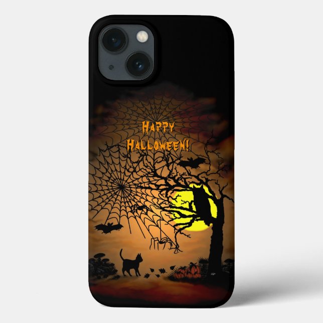Halloween Night , Happy Halloween! Case-Mate iPhone Case (Back)