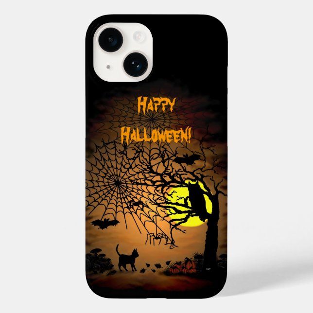 Halloween Night , Happy Halloween! Case-Mate iPhone Case (Back)