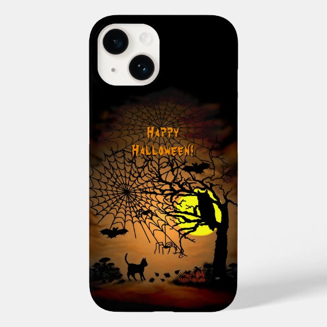 Halloween Night , Happy Halloween! Case-Mate iPhone Case (Back)