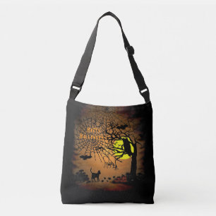 Halloween Night , Happy Halloween ! Crossbody Bag