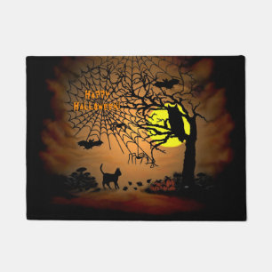 Halloween Night , Happy Halloween ! Doormat
