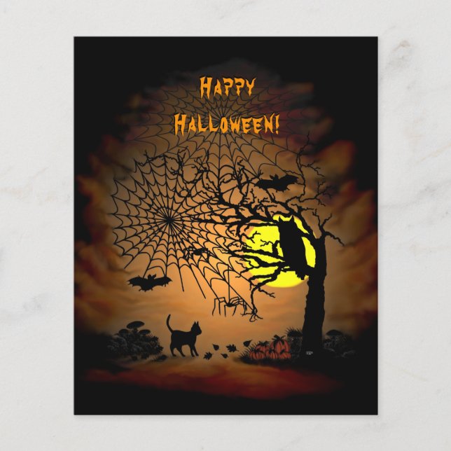 Halloween Night , Happy Halloween! Flyer (Front)