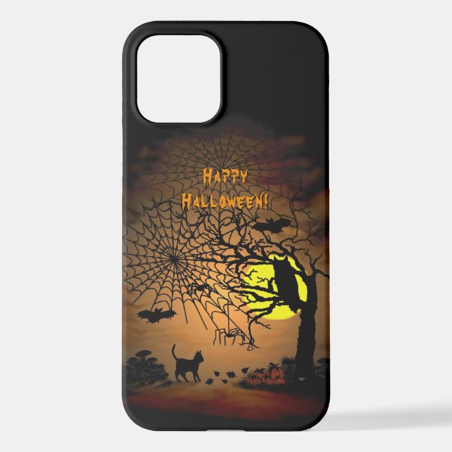 Halloween Night , Happy Halloween! iPhone Case (Back)