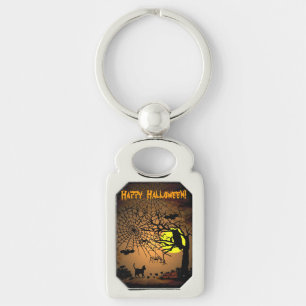 Halloween Night , Happy Halloween ! Key Ring