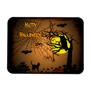 Halloween Night , Happy Halloween! Magnet