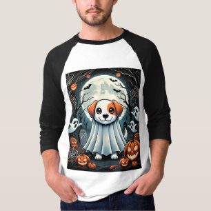 Halloween Night: Haunted Heart Under the Moon T-Shirt