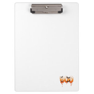 Halloween Night Illustration Clipboard