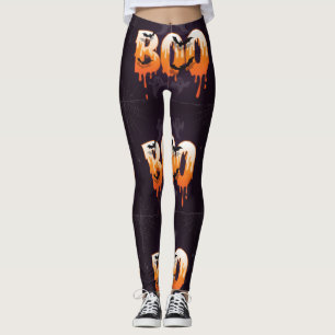 Halloween Night Illustration Leggings