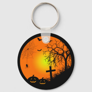 Halloween night key ring