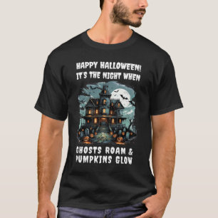 Halloween Night Men Black Shirt
