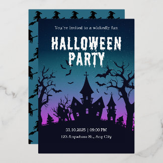 Halloween Night Party Invitation