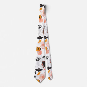 Halloween Night Party Trendy Tie