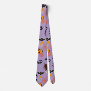 Halloween Night Party Trendy Tie