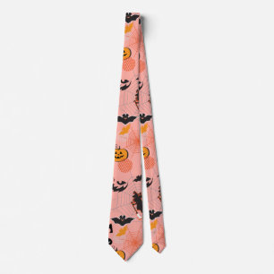 Halloween Night Party Trendy Tie