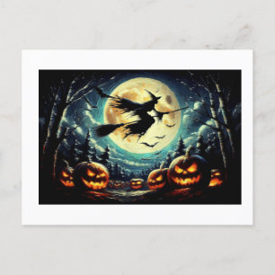 Halloween Night,  Postcard