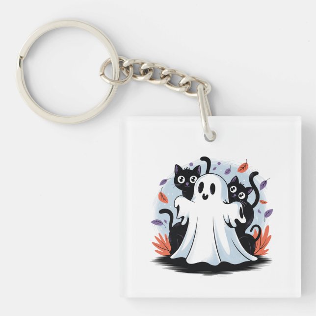Halloween Night Prowl Key Ring (Front)