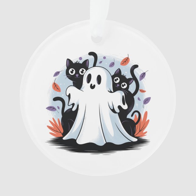 Halloween Night Prowl Ornament (Front)