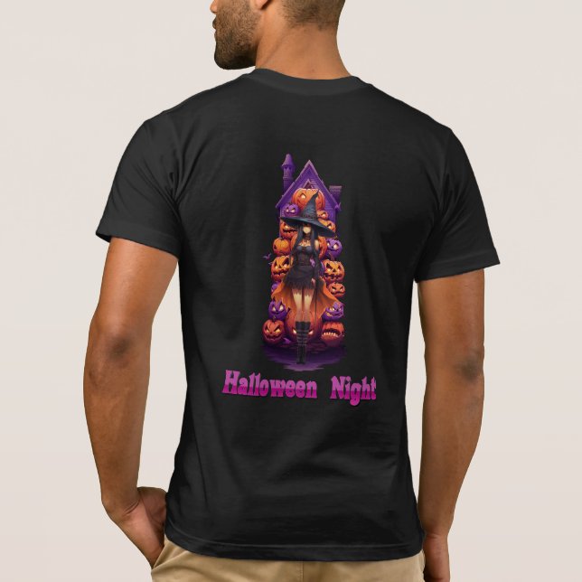 Halloween Night (Pumpkin) T-Shirt (Back)