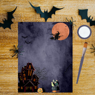 Halloween Night Scrapbook Paper