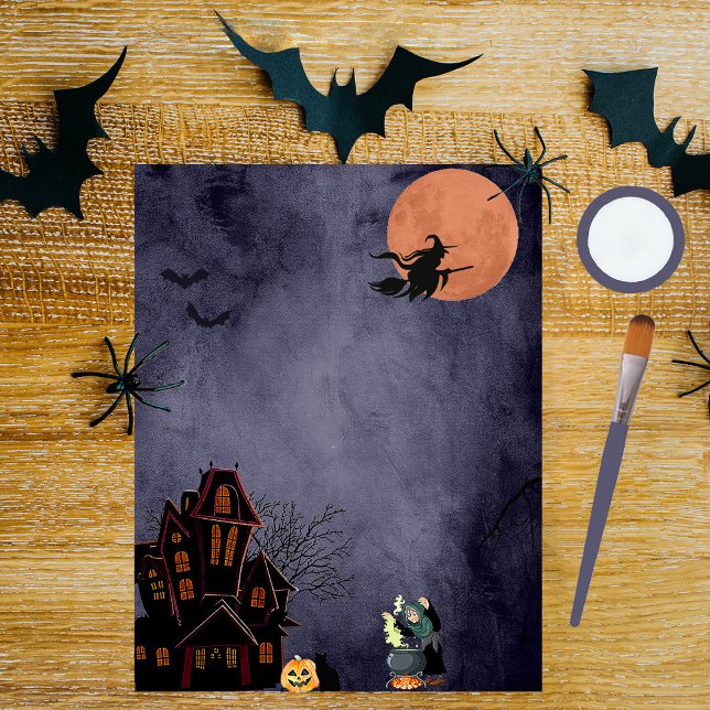 Halloween Night Scrapbook Paper (Creator Uploaded)