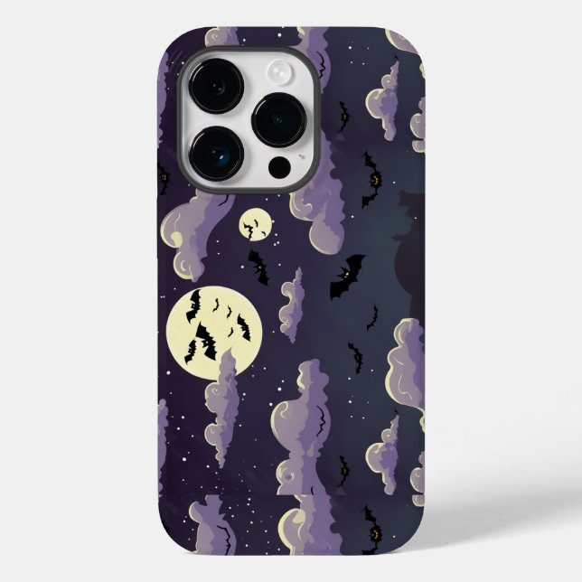 halloween night sky vector wed spooky Case-Mate iPhone case (Back)