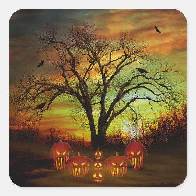 Halloween Night Stickers (Front)