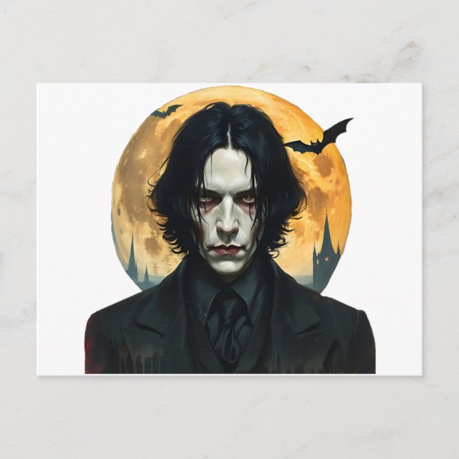 Halloween Night - Vampire Rising Postcard (Front)