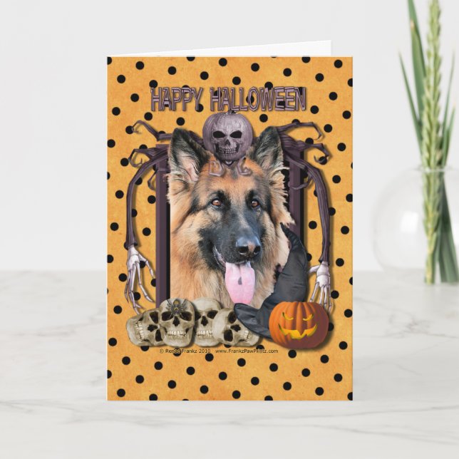 Halloween Nightmare - German Shepherd - Chance Card (Front)